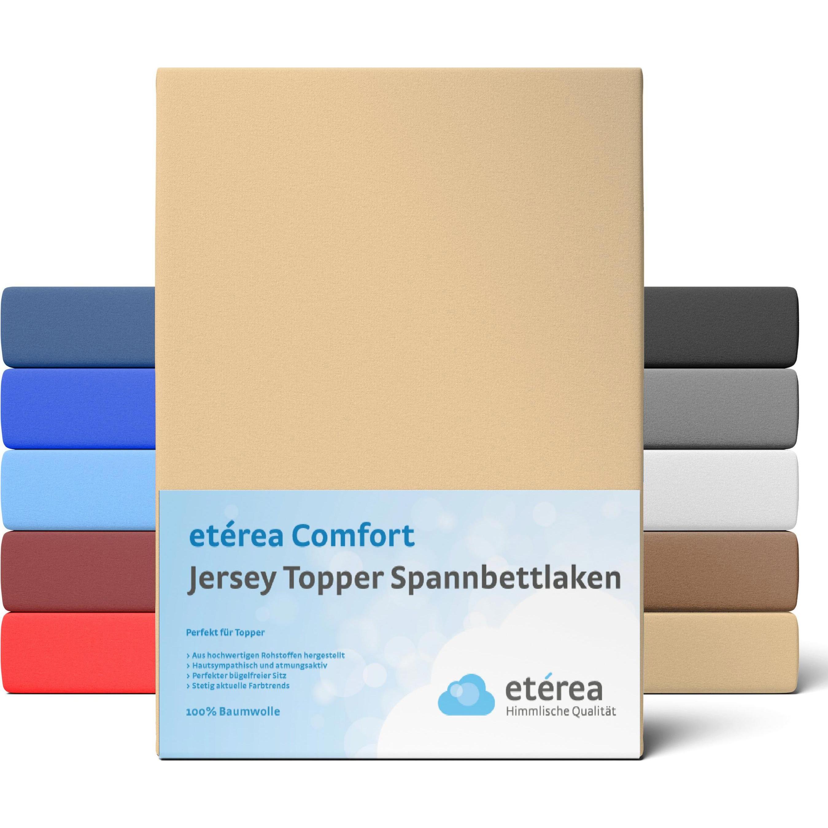 Etérea, Fixleintuch, Comfort Jersey Topper (180 x 200 cm, 200 x 200 cm)