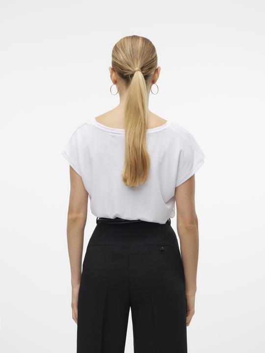 Actual product image Vero Moda V-neck top with short sleeves (S)