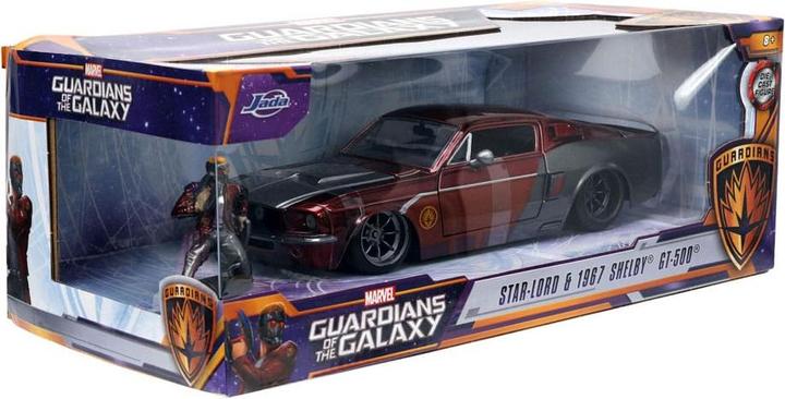 Image du produit Jada Marvel Star Lord 1967 Ford Mustang 1:24