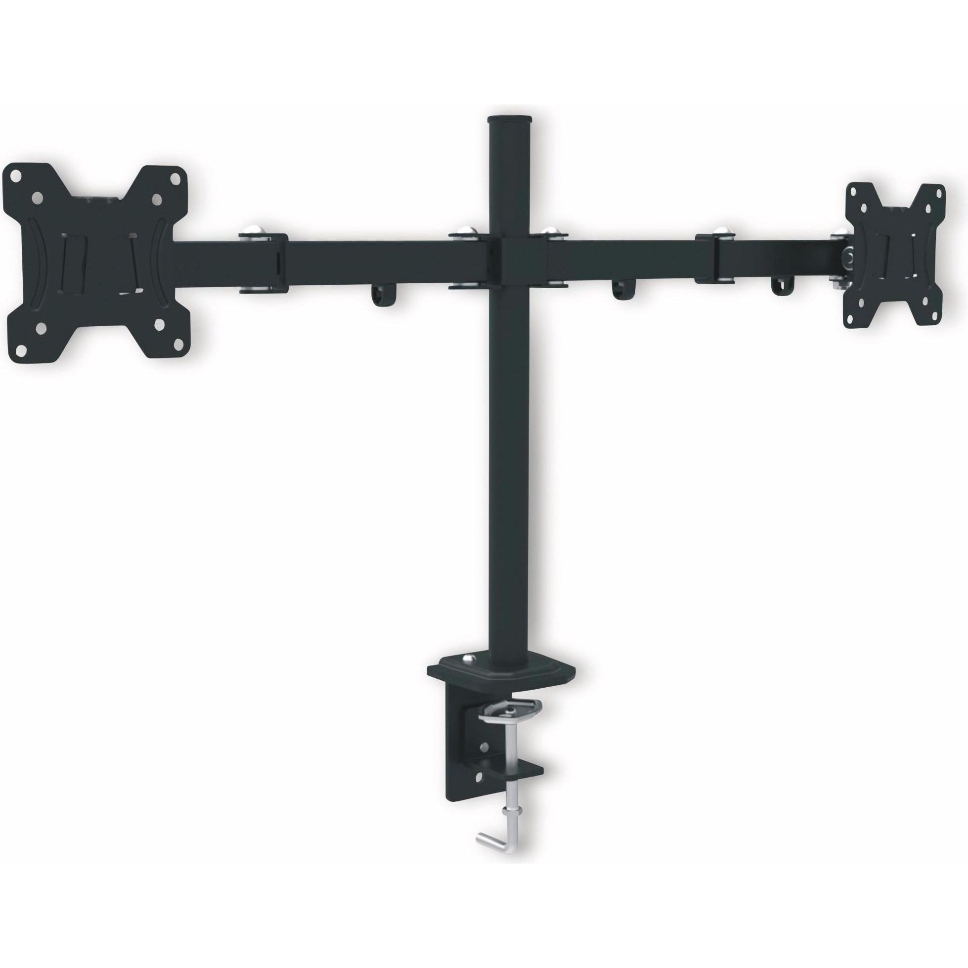 Opticum LCD-Schreibtischhalter Pixel Twin, für 2 Monitore (27"), Monitor Halterung