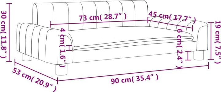Actual product image VidaXL Trenton (Children sofa)