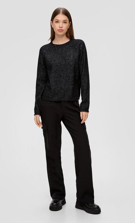 Image du produit s.Oliver Strickpullover Strickpullover mit Rollsaum (XS)