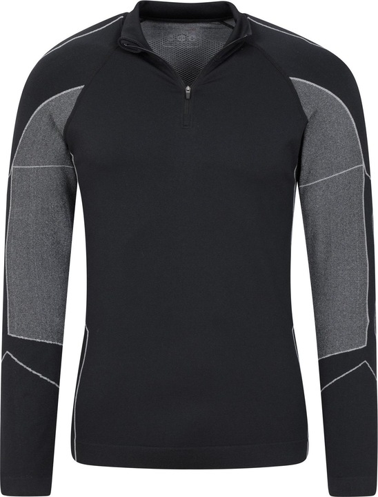 Actual product image Mountain Warehouse Mens Quiver II Seamless Base Layer Top (S)