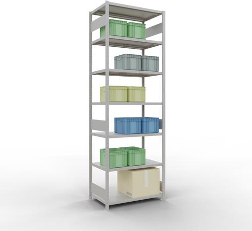 Actual product image Schulte Lagertechnik MULTIplus330 basic racking system with length ledgers