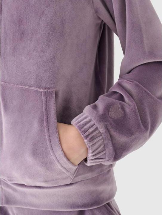 Produktbild 4F Velours-Sweatshirt mit Kapuze, Reissverschluss, Juniorgrösse (164)