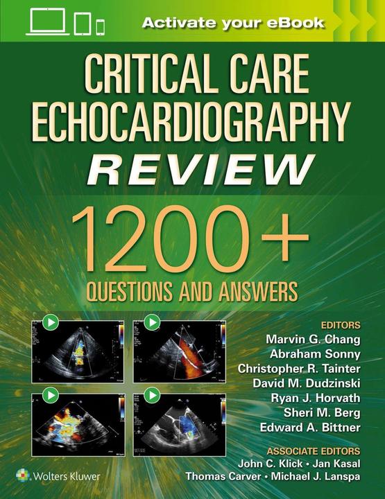 Actual product image Critical Care Echocardiography Review (English, Edward A Bittner, Marvin G. Chang, Abraham Sonny, David Dudzinski, Christopher R. Tainter, Ryan J. Horvath, Sheri M. Berg, 2021)