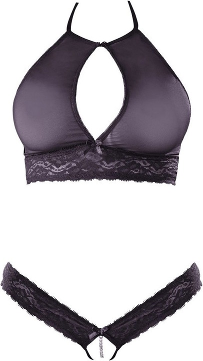 Actual product image Cottelli Collection Sexy sheer crotchless (S/M)