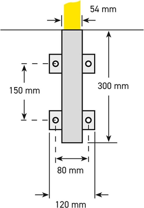 Actual product image kaiserkraft Insertion sleeve with tabs