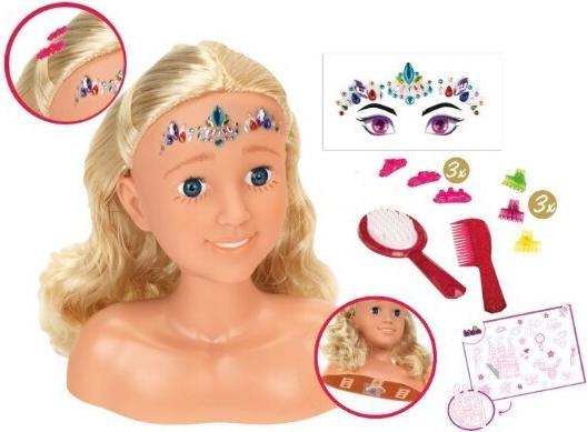 Produktbild Theo Klein STS - Frisierkopf "Sara" mit Face Gems