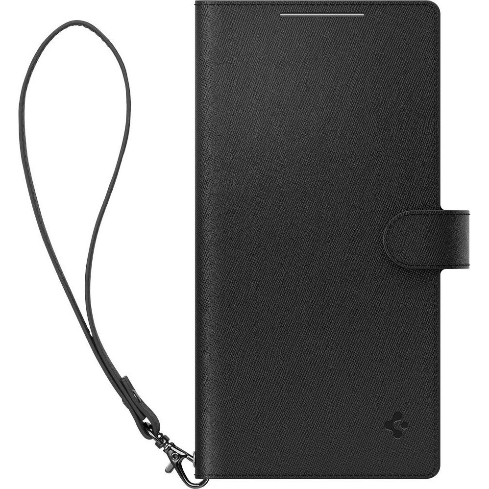 Thumbnail - Spigen Wallet "S" S928 czarny/black ACS07308 (Samsung Galaxy S24 Ultra), Smartphone Hülle, Schwarz