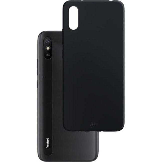 3MK Matt Case for Xiaomi Redmi 9A / 9AT black (Xiaomi Redmi 9A, Xiaomi Redmi 9AT), Cover smartphone, Nero