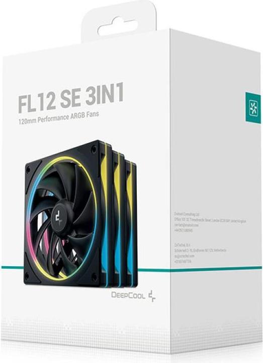 Actual product image Deepcool "120mm FL12 SE 3IN1" (120 mm, 3x)