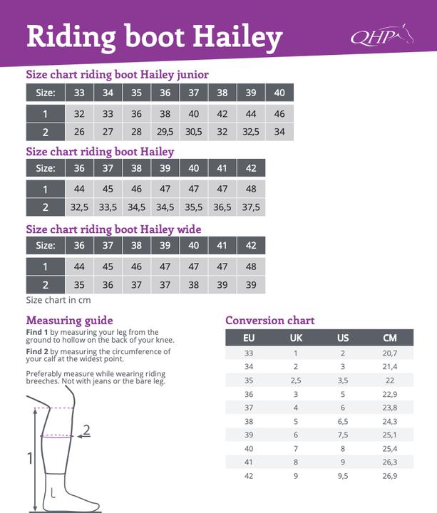 Produktbild Qhp Reitstiefel Hailey Adult Breit (40)