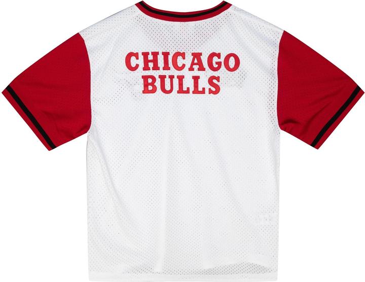 Immagine prodotto Mitchell & Ness Maglia NBA Fashion Mesh con scollo a V - Chicago Bulls (XL)