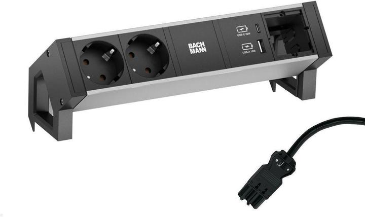 Immagine prodotto Bachmann 937304 (4 x, USB-A, CEE 7/3, 0.20 m)