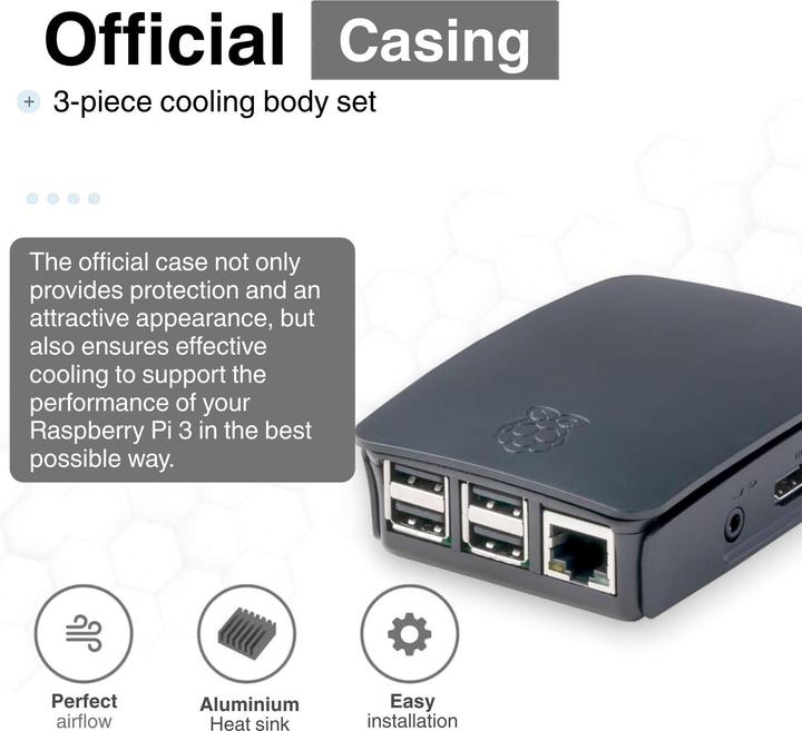 Actual product image Db-tronic Raspberry Pi3 B+ 1GB Starter Kit