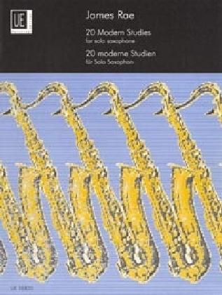 Actual product image 20 Modern Studies, for saxophone solo (S/A/T/Bar) (English, James Rae, 2000)