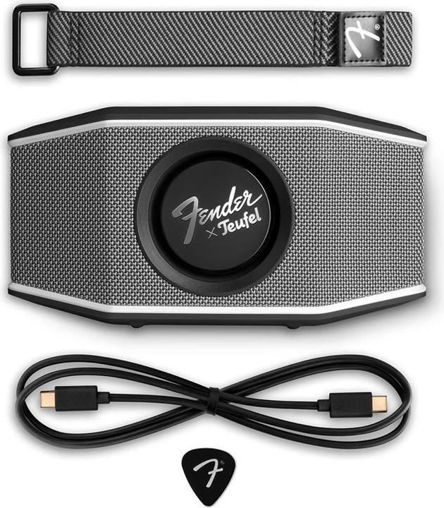 Produktbild Teufel Fender x ROCKSTER GO 2 Bluetooth Speaker wireless steel black (28 h)