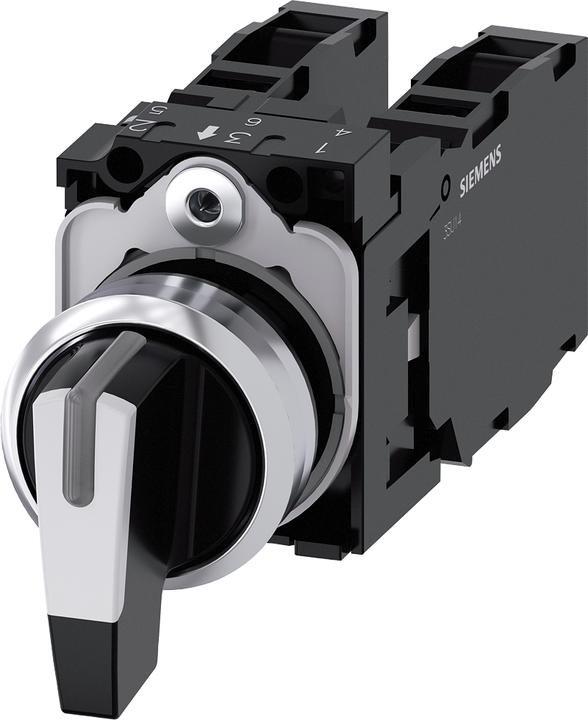 Actual product image Siemens 3SU1150-2CM60-1NA0 Toggle switch ws momentary 1S+1S