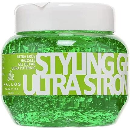 Kallos Cosmetics, Haargel + Haarwachs, Styling Gel Ultra Strong (Haargel, 275 ml)