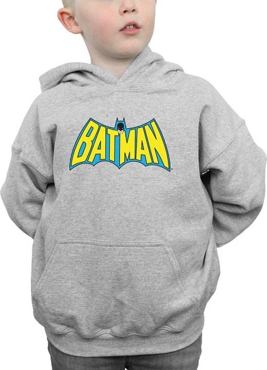 Image du produit - Sweat à capuche BATMAN RETRO LOGO - Garçon (140, 146)