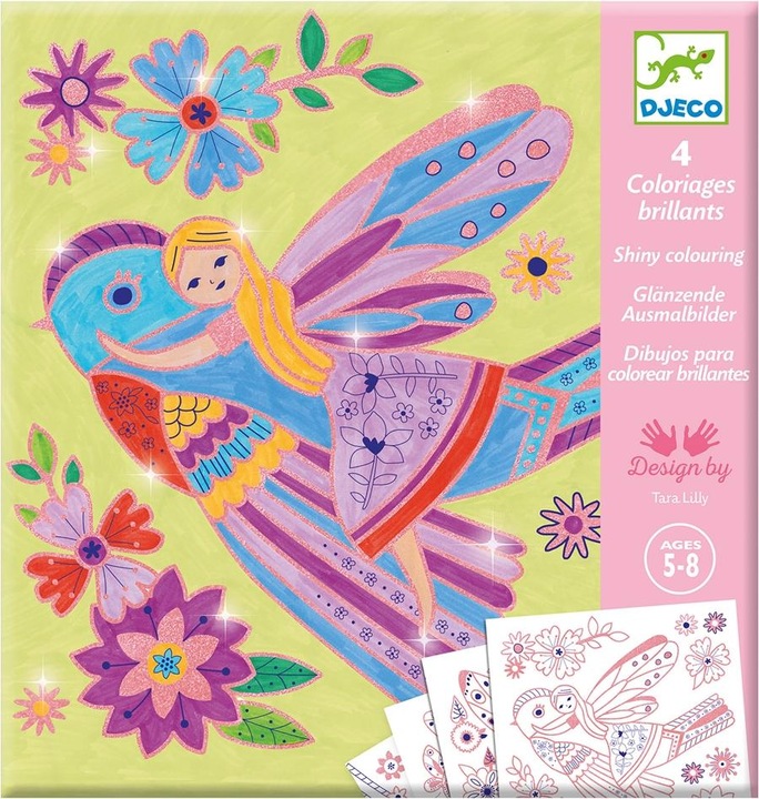 Immagine prodotto Djeco Immagini da colorare ali piccole
