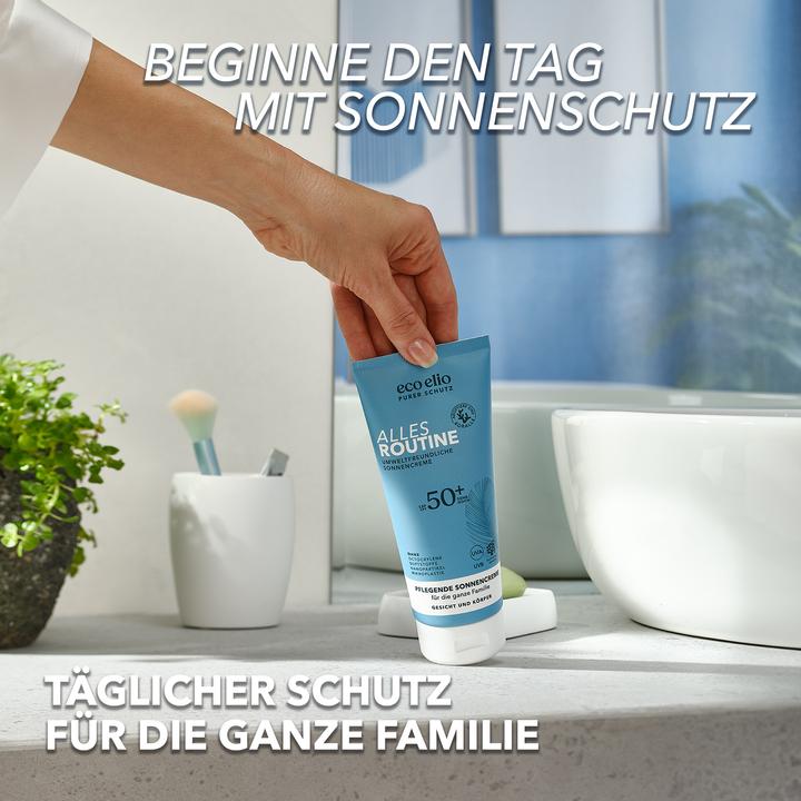 Actual product image Eco Elio Alles Routine (Suntan cream, SPF 50+, 200 ml, 246 g)