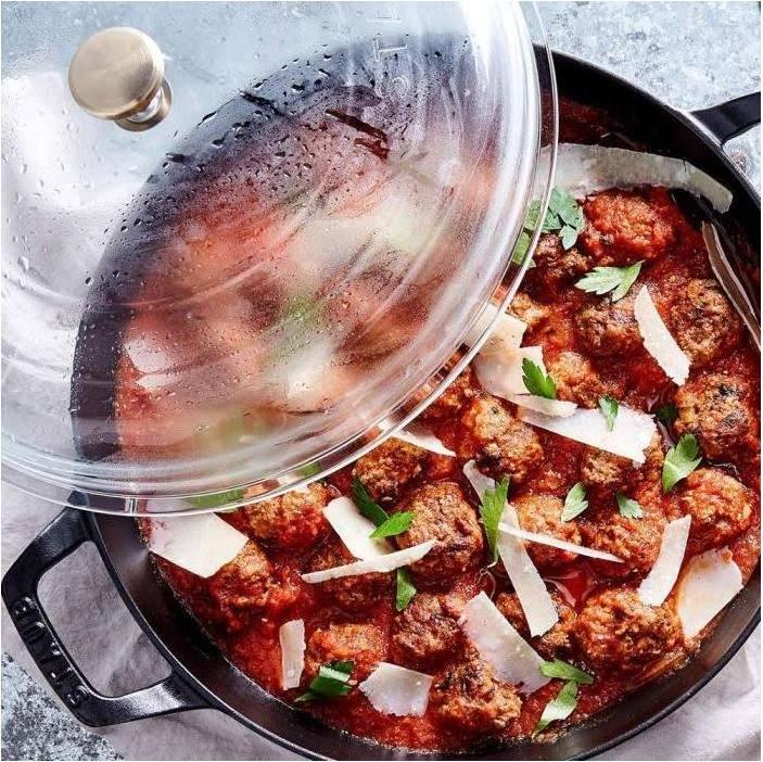 Actual product image Staub Curved glass lid, 26 cm, round | Glass | Transparent (26 cm, Glass)