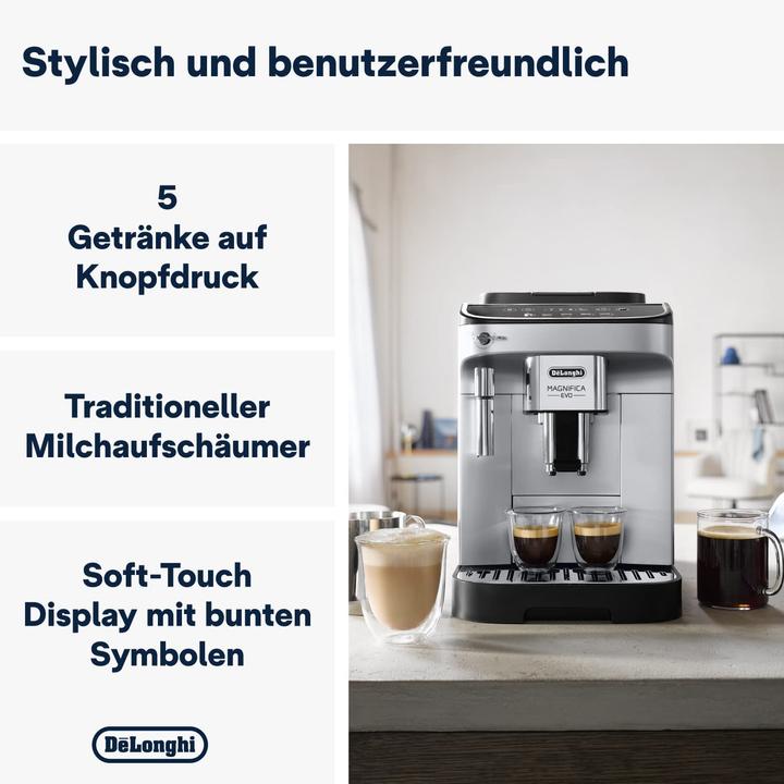 Produktbild De'Longhi ECAM 292.33.SB Kaffeevollautomat, Milchaufschäumdüse