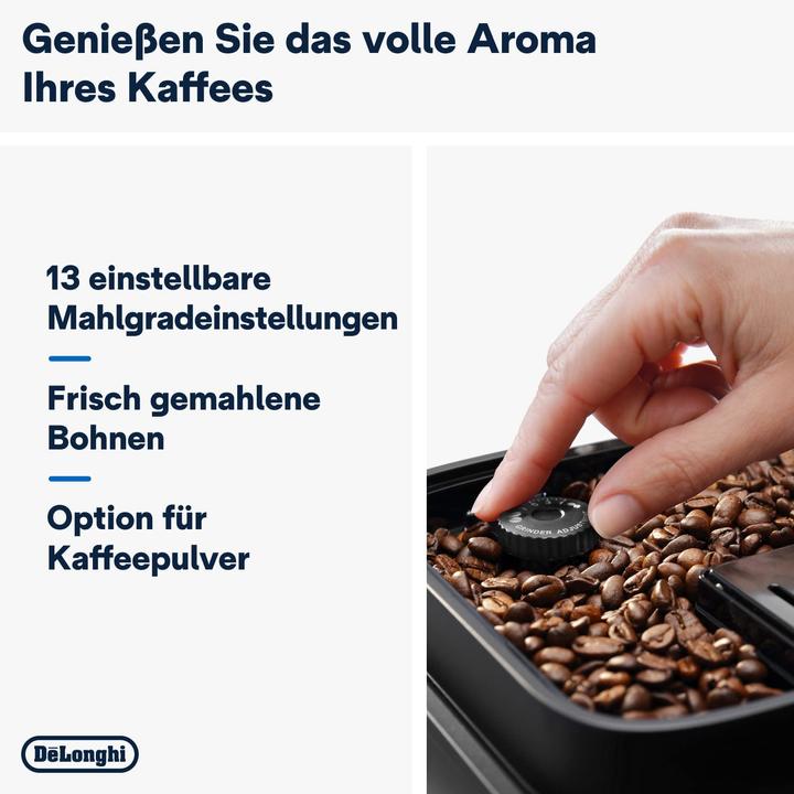 Produktbild De'Longhi ECAM 292.33.SB Kaffeevollautomat, Milchaufschäumdüse