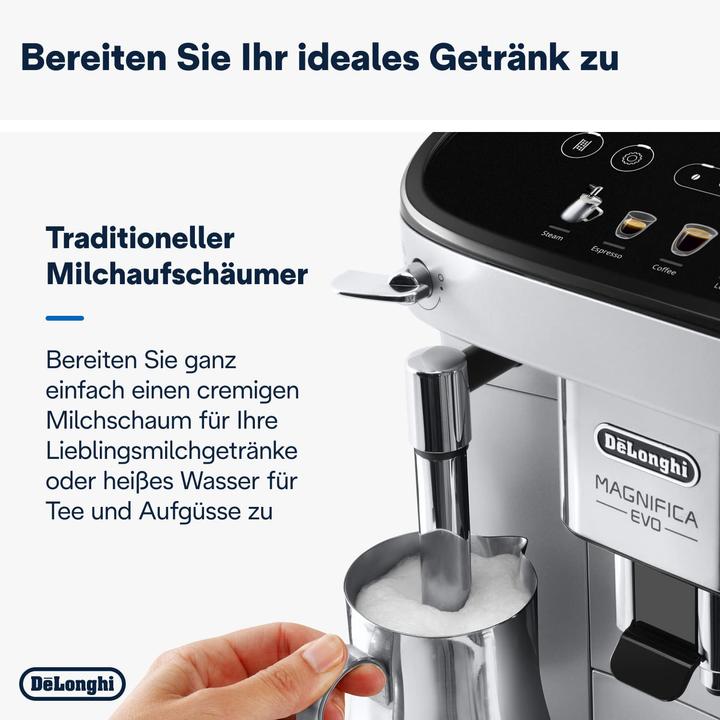 Produktbild De'Longhi ECAM 292.33.SB Kaffeevollautomat, Milchaufschäumdüse