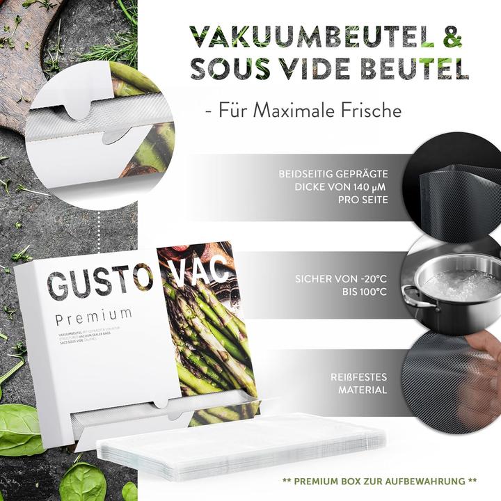 Produktbild Gusto Vac Premium Vakuumbeutel (50 x)