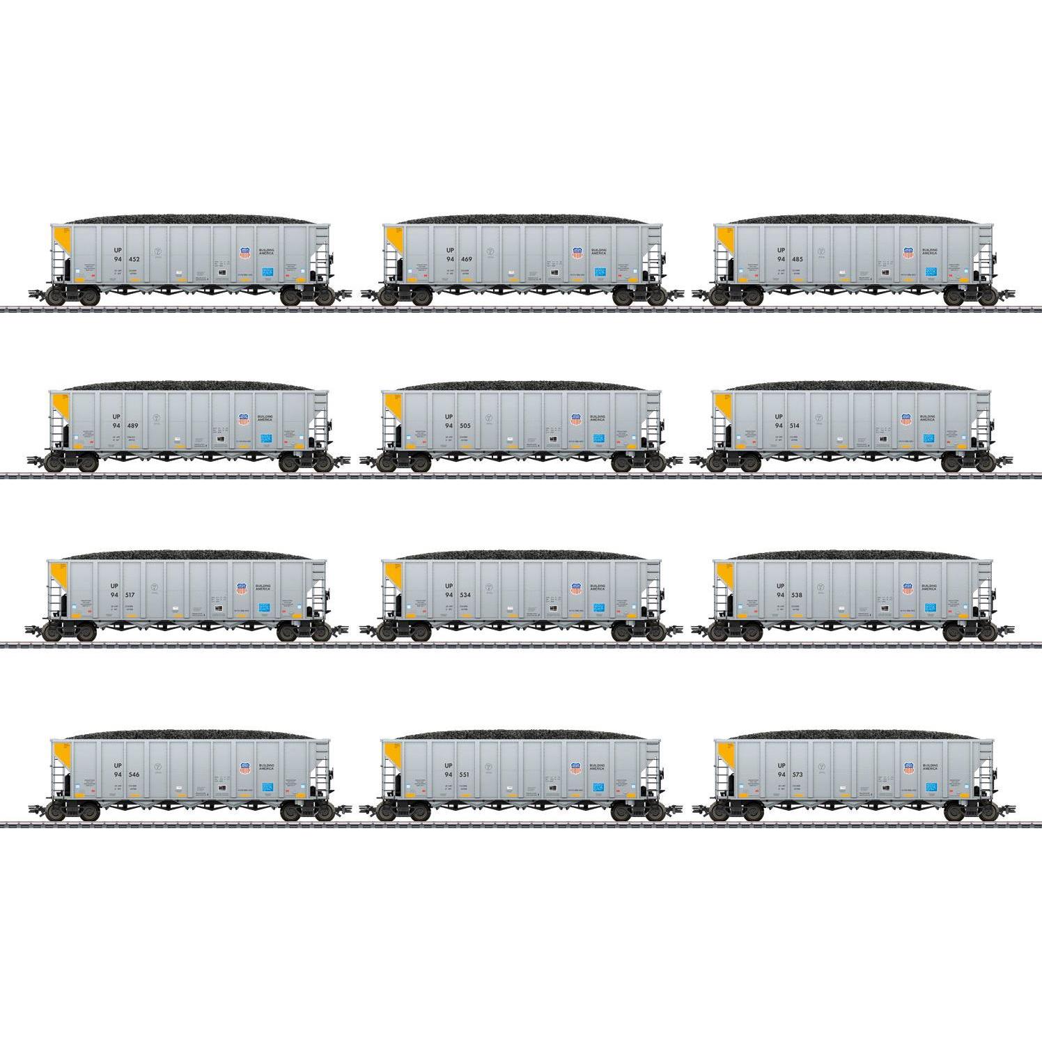 Märklin 45665 H0 12er-Set US Hopper Car der Union Pacific Railroad (Spur H0)