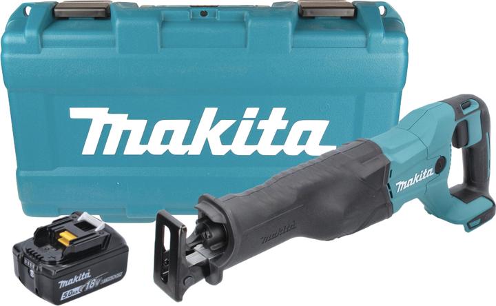 Immagine prodotto Makita DJR 186 T1K 18 V Seghetto diritto a batteria in valigetta da trasporto + 1x Batteria BL 1850