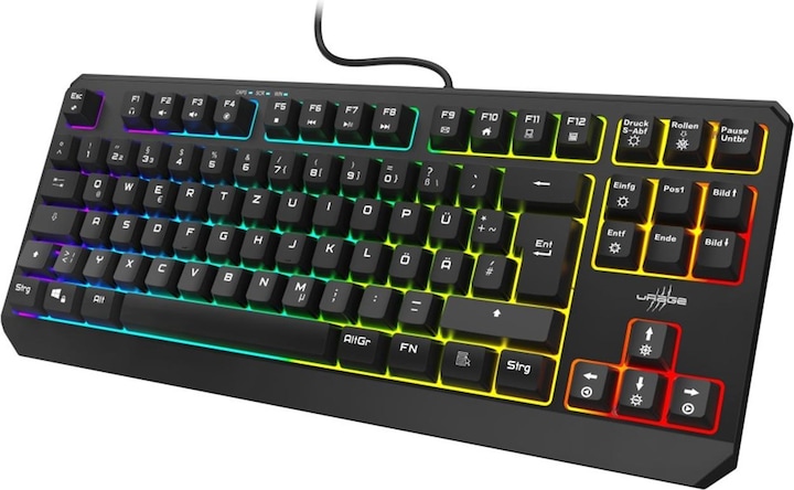 Actual product image Urage Gaming Keyboard Exodus 220 TKL, Black (DE, Cable)