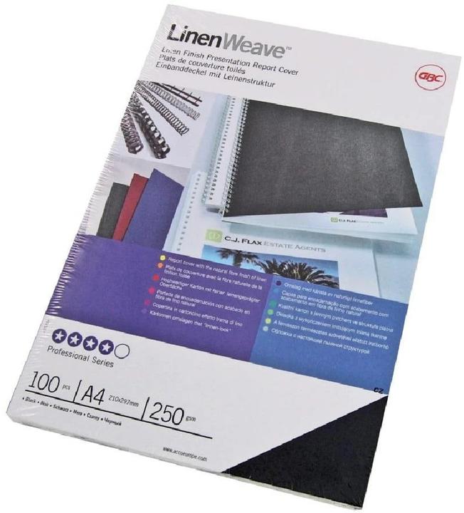 Produktbild GBC LinenWeave - Karton A4 100 Stk. - weiss