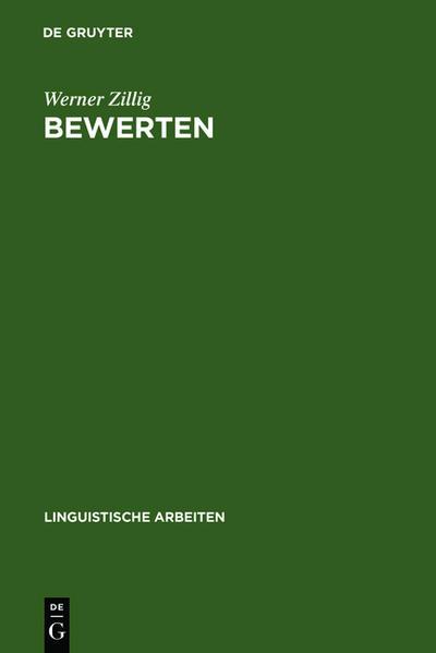 Produktbild Bewerten (Deutsch, Werner Zillig, 1982)