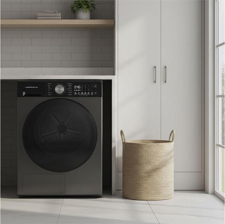 Actual product image Kibernetik CET507 Wäschetrockner 9kg Titan (9 kg, Right)