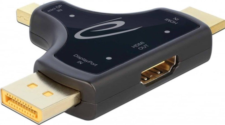 Actual product image Delock Monitor adapter DP miniDP HDMI (HDMI, 6.90 cm)