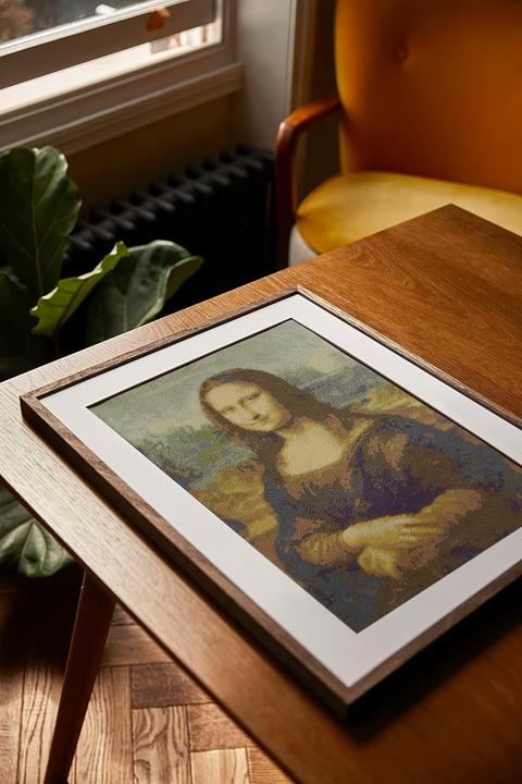Actual product image DMC DIY embroidery set Mona Lisa by Leonardo Da Vinci