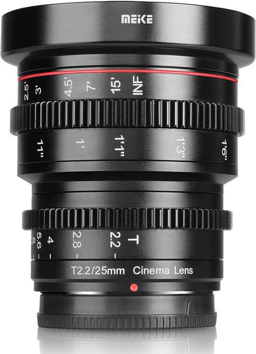 Actual product image Meike MK 25mm T2.2 Canon RF vatting (Canon RF)