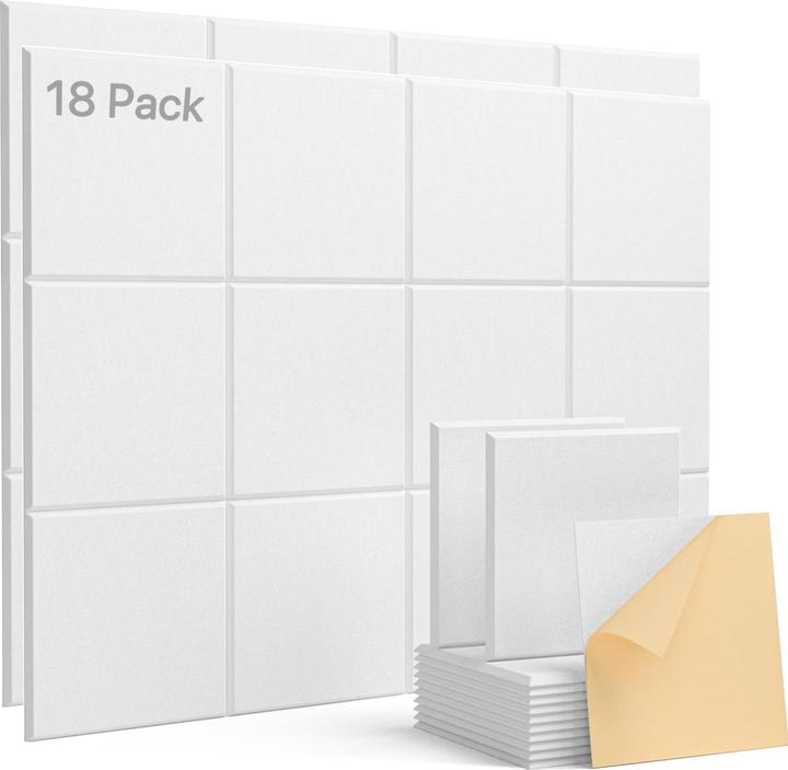 Soundsbay 18-teiliges Akustikplatten Set (18 Stk.)