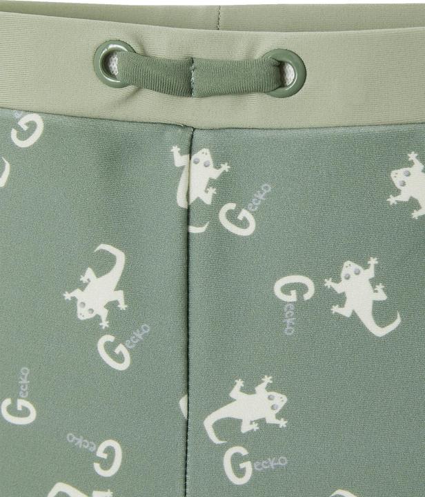 Actual product image Vertbaudet Boys' baby swimming trunks with gecko print (74)
