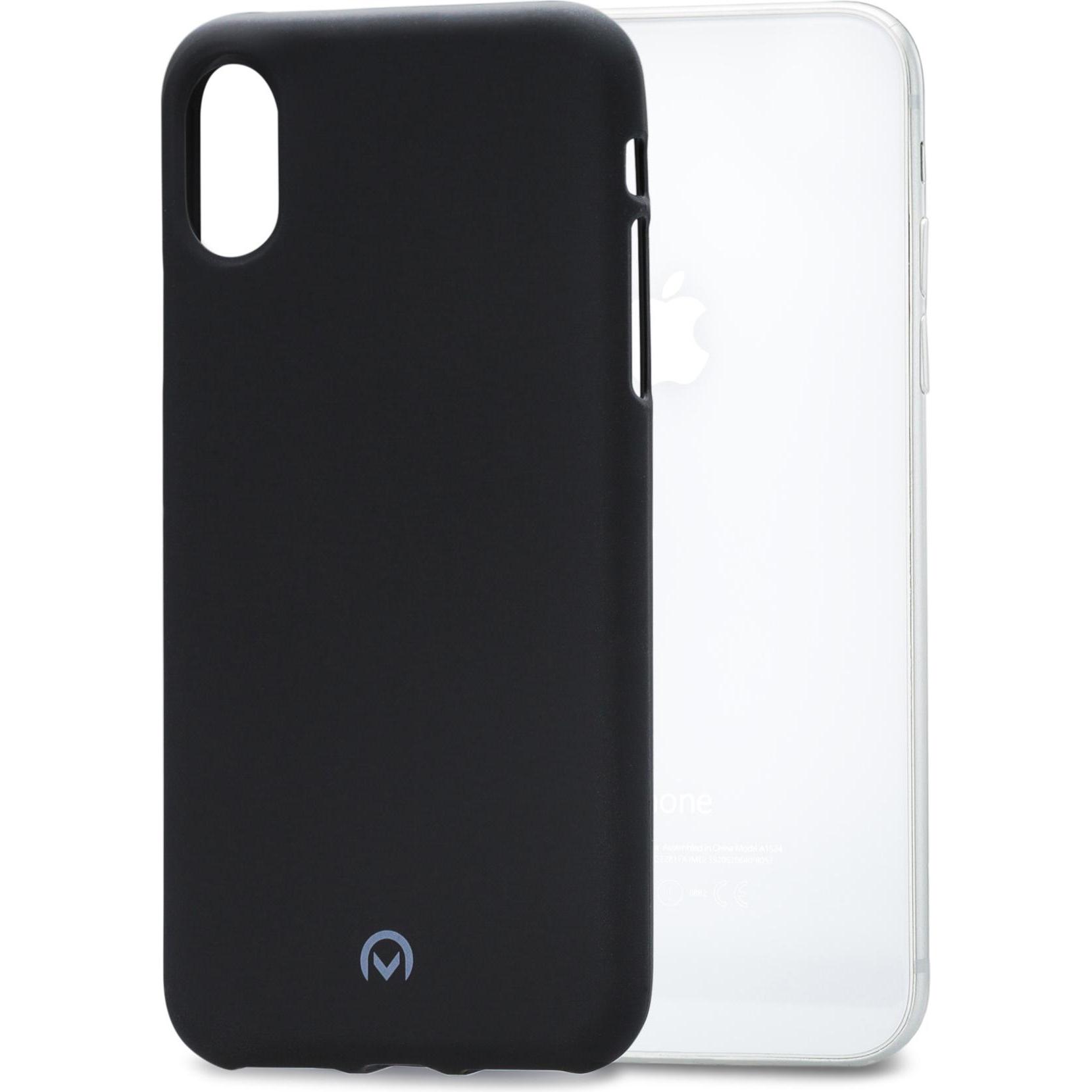 Mobilize Gummi-Gelly-Hülle (Apple iPhone XS Max), Smartphone Hülle, Schwarz