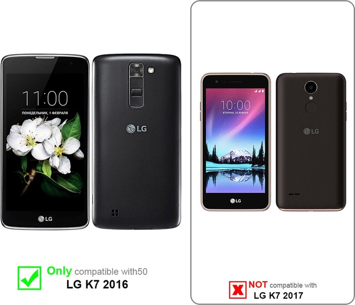 Actual product image Cadorabo Book Jeans Optics Cover (LG K7)