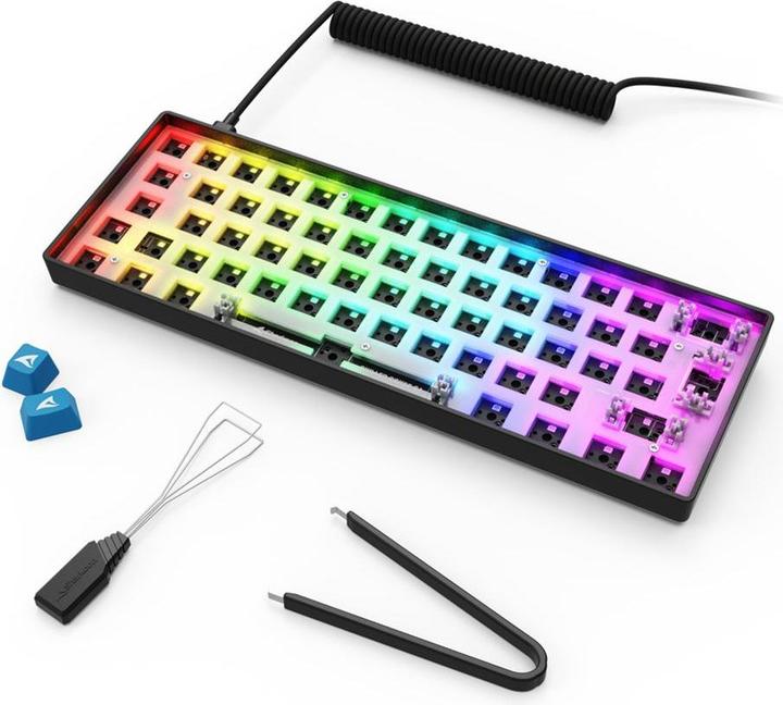 Actual product image Sharkoon SGK50 S4 Gen2 bk Barebone (DE, Cable)