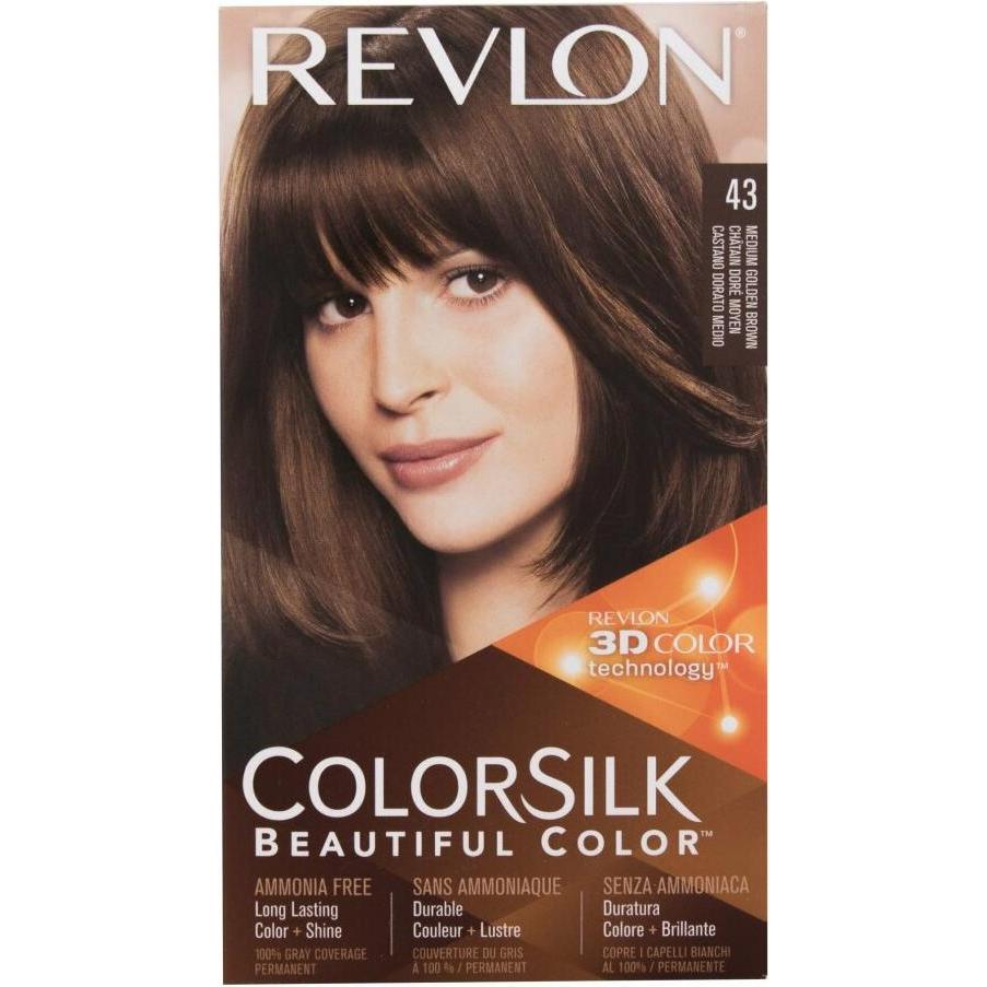 Thumbnail - Revlon Professional, Haarfarbe, COLORSILK tinte #43-castaño medio dorado (43)