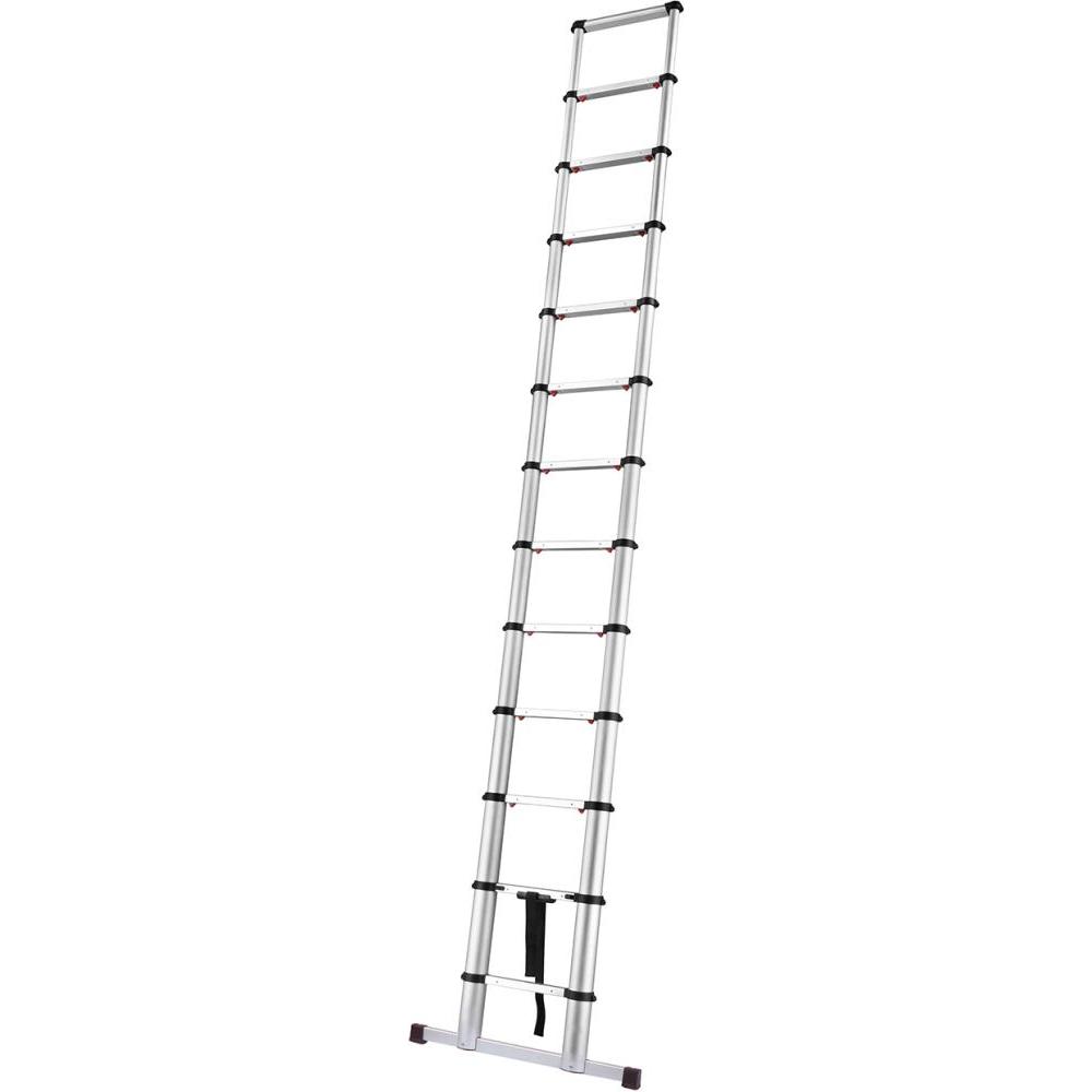 Thumbnail - NoName, Leiter + Gerüst, Teleskopleiter 13 Sprossen Leiterlänge 0,91 bis 3,81 Meter (Teleskopleiter, 91 cm)