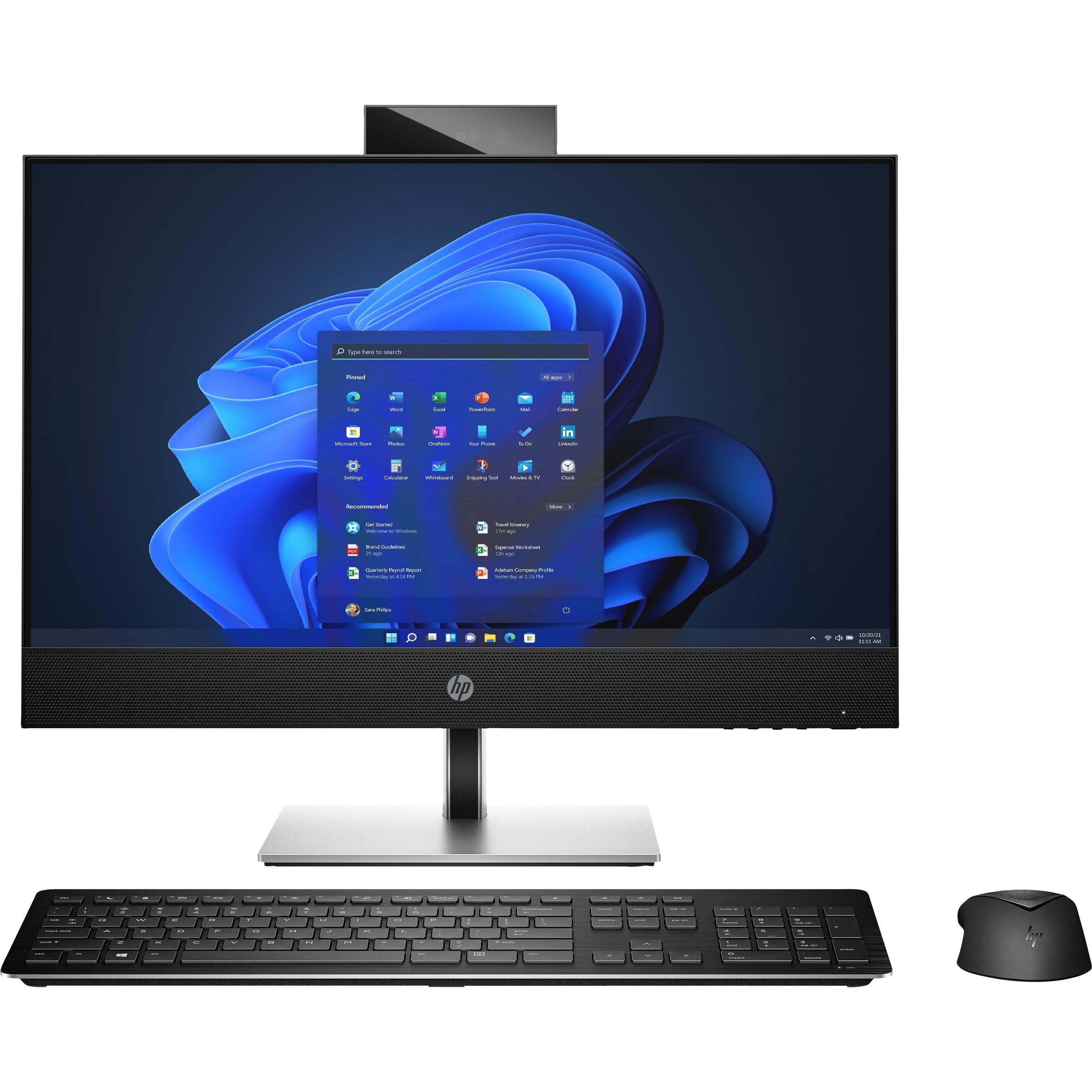 HP ProOne 440 G9 AiO 23.8 NT/i5-13500T/1x16GB/SSD512GB M.2/IntelHD/WiFi6+BT/bez MCR/120Wext./vProEs 