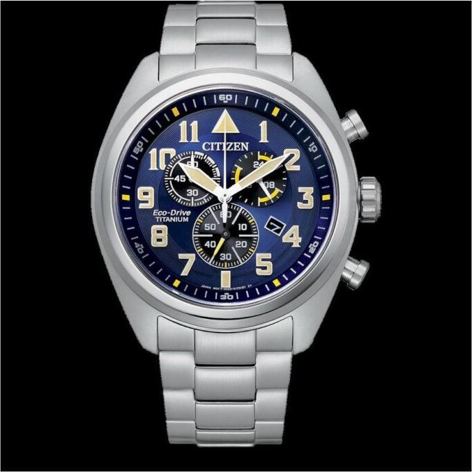 Immagine prodotto Citizen AT2480-81L Cronografo Eco-Drive Super Titanio 43 mm (Cronografo, 43 mm)